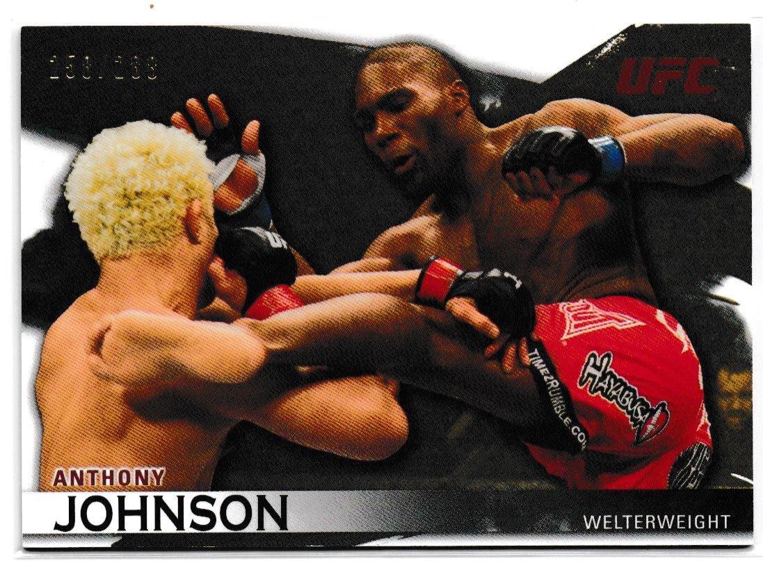 Anthony Johnson 2010 Topps UFC Knockout Base #68 Gold