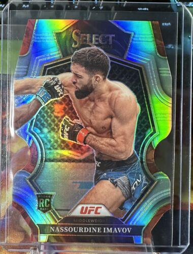 Nassourdine Imavov 2023 Panini Select UFC Octagonside #235 Silver Die Cut