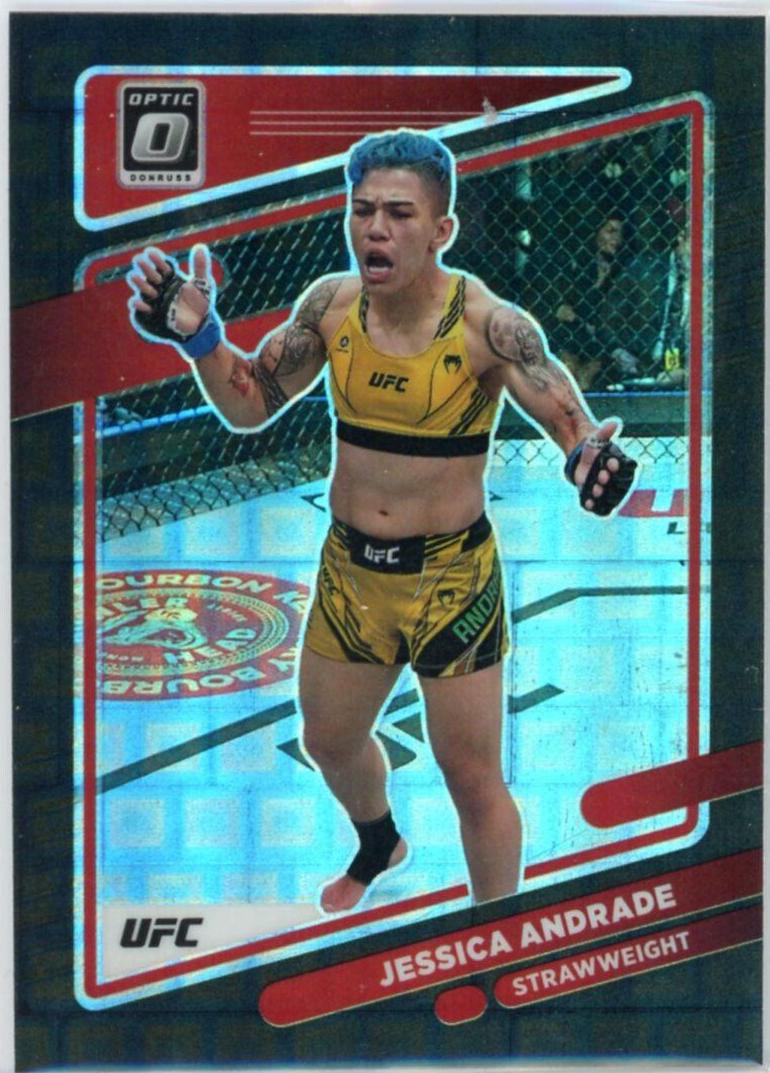 Jessica Andrade 2022 Panini Donruss Optic UFC Base #51 Black Pandora