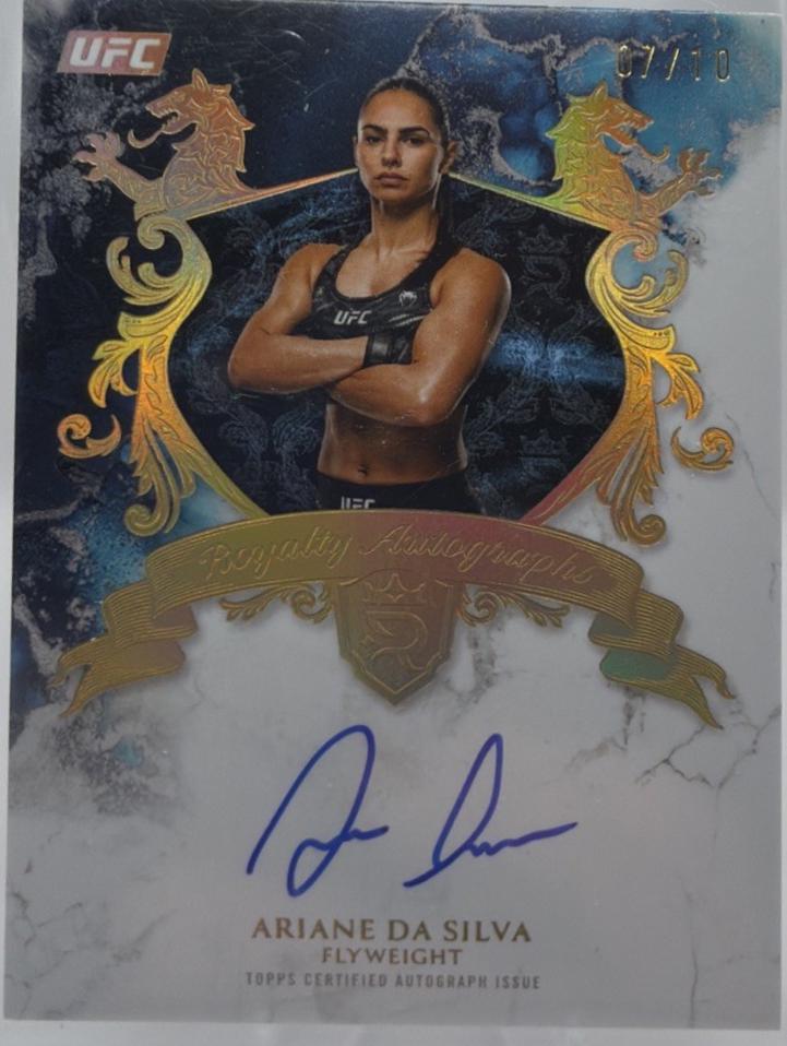 Ariane da Silva 2025 Topps Royalty UFC Royalty Autographs #RY-AD Gold