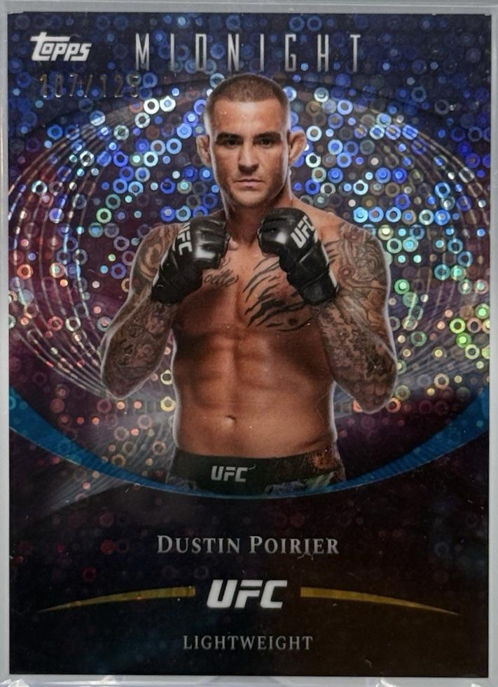 Dustin Poirier 2026 Topps Midnight UFC Base #85 Morning