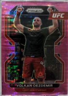 Volkan Oezdemir 2022 Panini Prizm UFC Base #184 Pink Pulsar