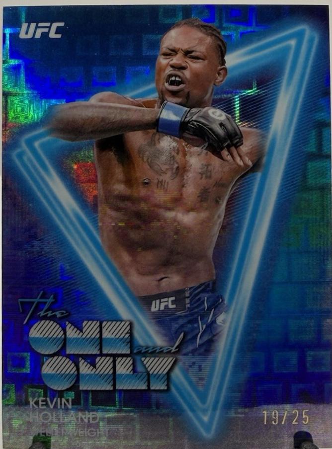Kevin Holland 2025 Topps Midnight UFC The One and Only #OO-16 Moonrise