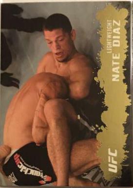 Nate Diaz 2009 Topps UFC Round 2 Base #3 Gold