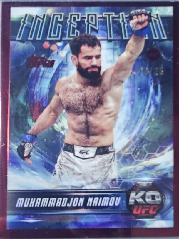 Muhammadjon Naimov 2025 Topps Knockout UFC Inception #IN-11 Red