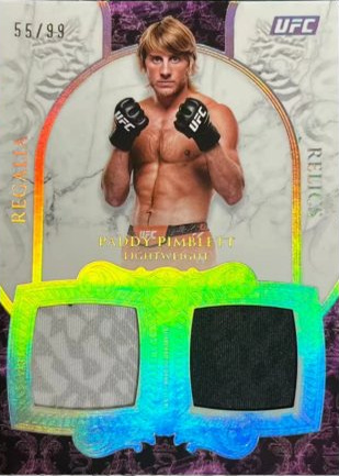 Paddy Pimblett 2025 Topps Royalty UFC Regalia Relics #RR-PP Gold