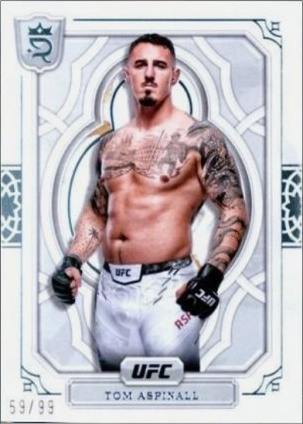 Tom Aspinall 2024 Topps Royalty UFC Base #86 Platinum