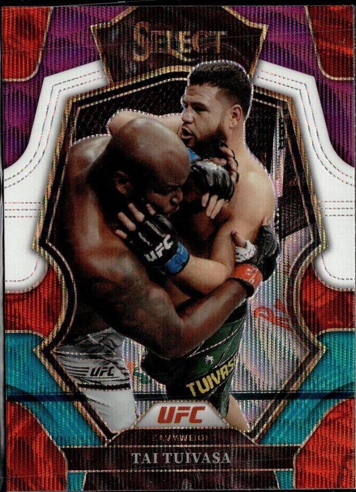 Tai Tuivasa 2023 Panini Select UFC Octagonside #257 Tri Color
