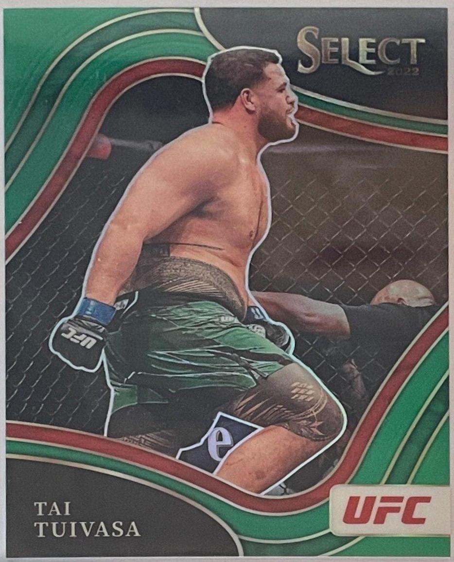 Tai Tuivasa 2022 Panini Select UFC Octagonside #278 Green