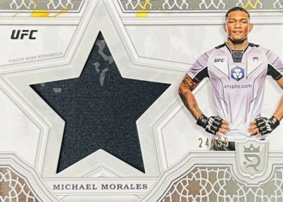 Michael Morales 2024 Topps Royalty UFC Star Relics #SRR-25 Platinum