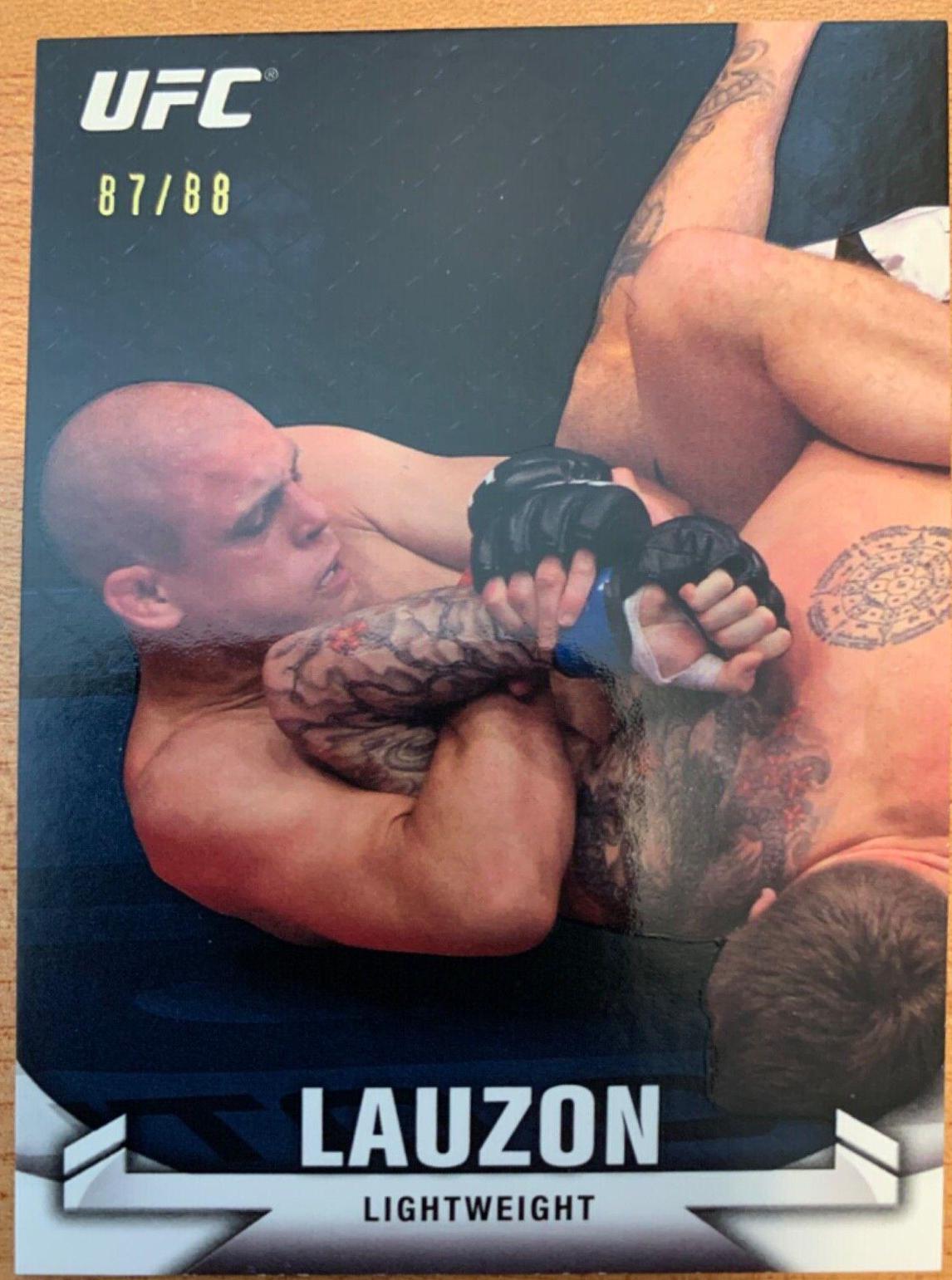 Joe Lauzon 2013 Topps UFC Knockout Base #121 Green