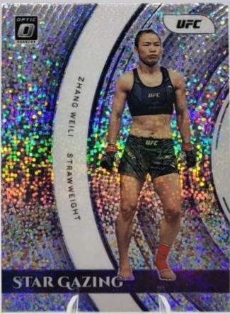 Zhang Weili 2022 Panini Donruss Optic UFC Star Gazing #22 White Sparkle
