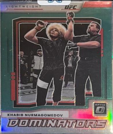 Khabib Nurmagomedov 2022 Panini Donruss Optic UFC Dominators #10 Green