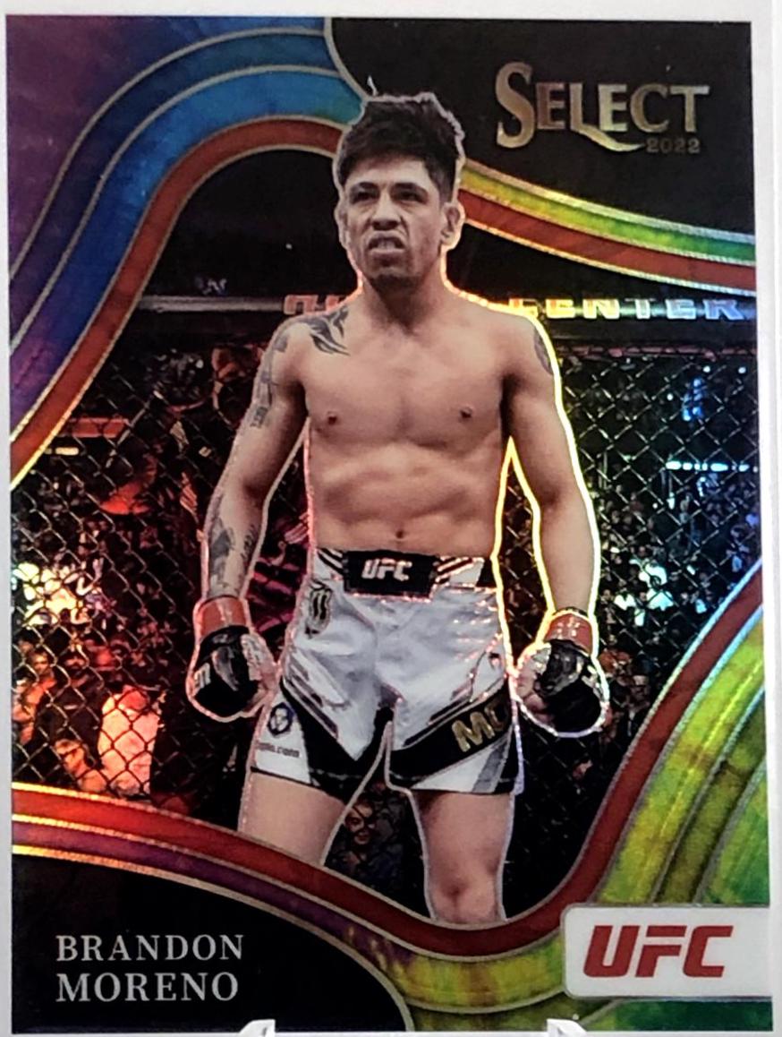 Brandon Moreno 2022 Panini Select UFC Octagonside #299 Tie Dye