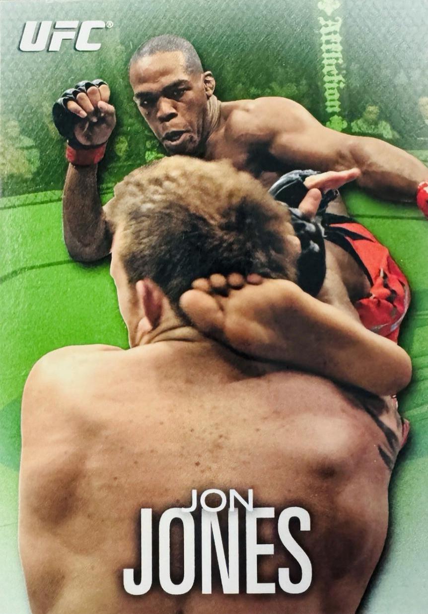 Jon Jones 2012 Topps UFC Knockout Base #43 Green