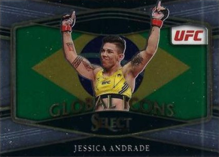 Jessica Andrade 2022 Panini Select UFC Global Icons #22 Black