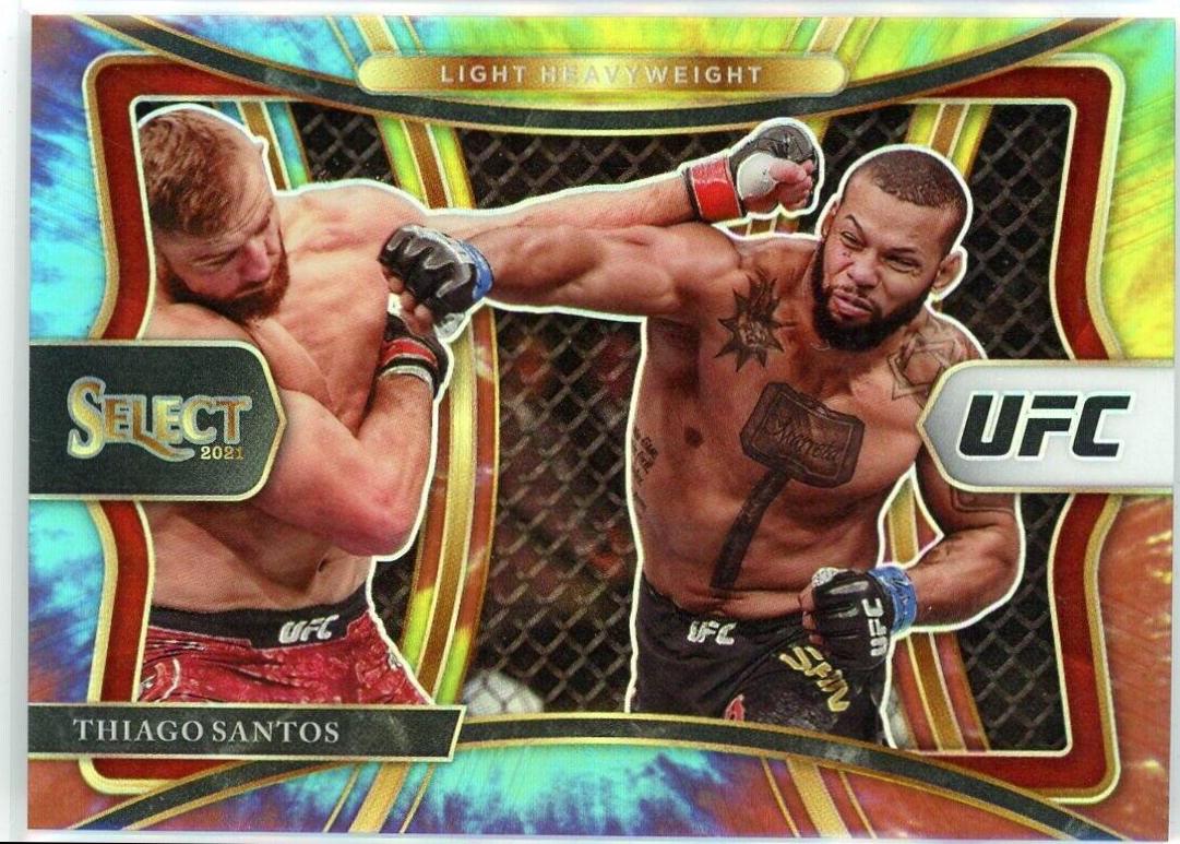 Thiago Santos 2021 Panini Select UFC Premier Level #106 Tie Dye