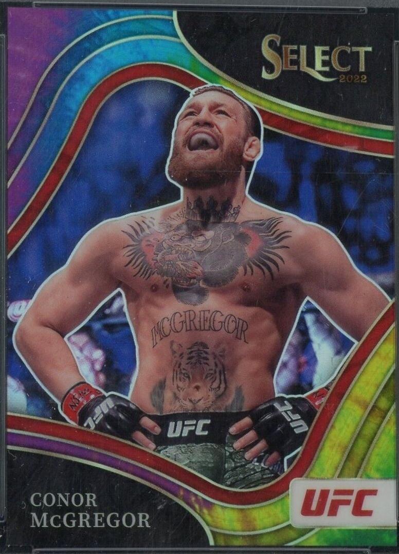 Conor McGregor 2022 Panini Select UFC Octagonside #267 Tie Dye