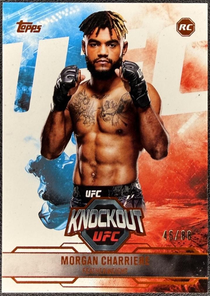 Morgan Charriere 2025 Topps Knockout UFC Base #2 Orange