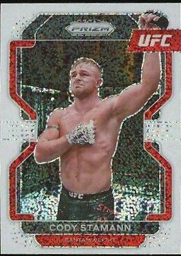 Cody Stamann 2022 Panini Prizm UFC Base #175 White Sparkle