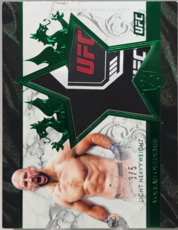 Volkan Oezdemir 2025 Topps Royalty UFC Star Relics #SR-VO Green