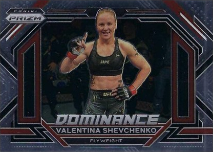 Valentina Shevchenko 2023 Panini Prizm UFC Dominance #9 Black