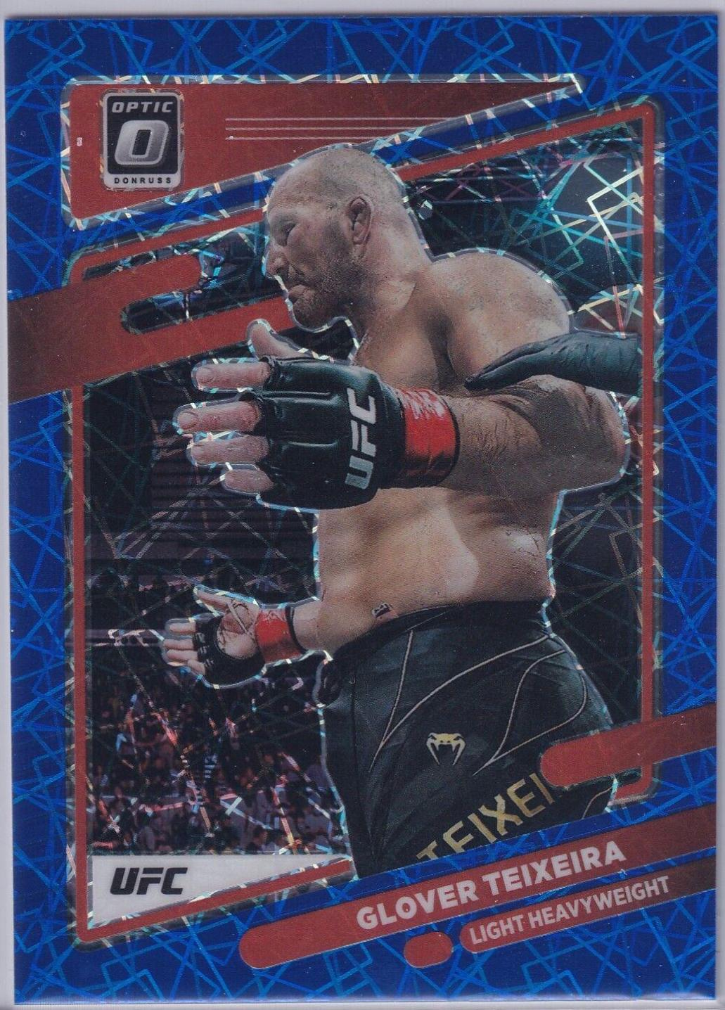Glover Teixeira 2022 Panini Donruss Optic UFC Base #66 Blue Velocity