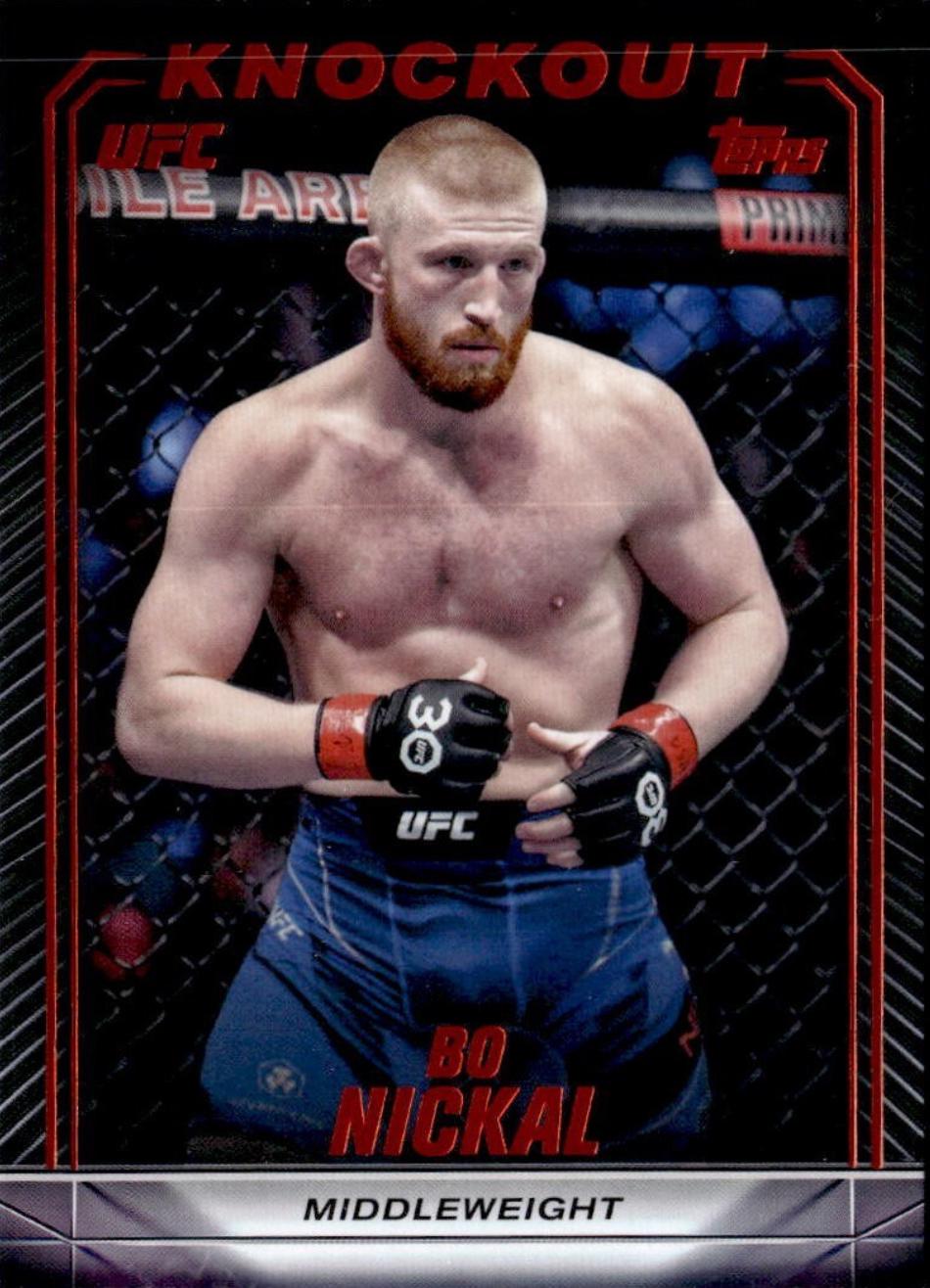 Bo Nickal 2024 Topps Knockout UFC Base #1 Orange