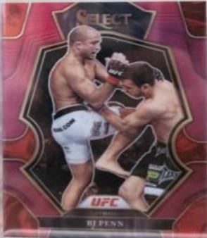BJ Penn 2023 Panini Select UFC Premier Level #145 Gold Flash