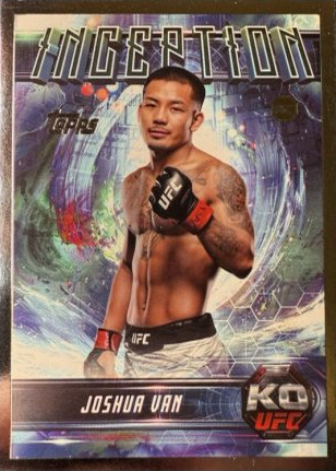Joshua Van 2025 Topps Knockout UFC Inception #IN-7 Platinum