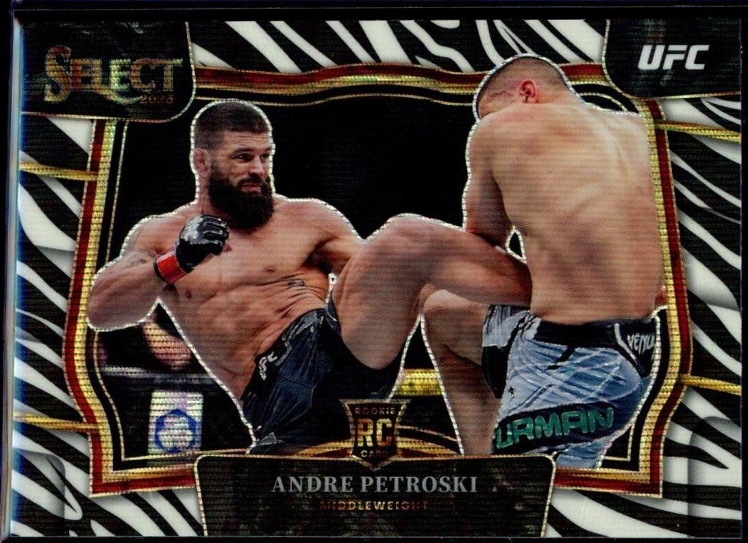 Andre Petroski 2023 Panini Select UFC Octagonside #224 Zebra