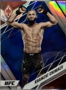 Khamzat Chimaev 2023 Panini Chronicles UFC Base Phoenix #319 Blue