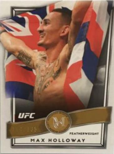 Max Holloway 2016 Topps UFC Museum Collection Base #38 Copper