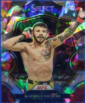 Matheus Nicolau 2023 Panini Select UFC Premier Level #196 Purple