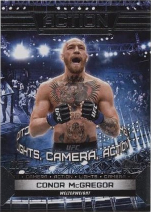 Conor McGregor 2024 Topps Knockout UFC Action (Lights, Camera, Action) #ACT-6 Platinum