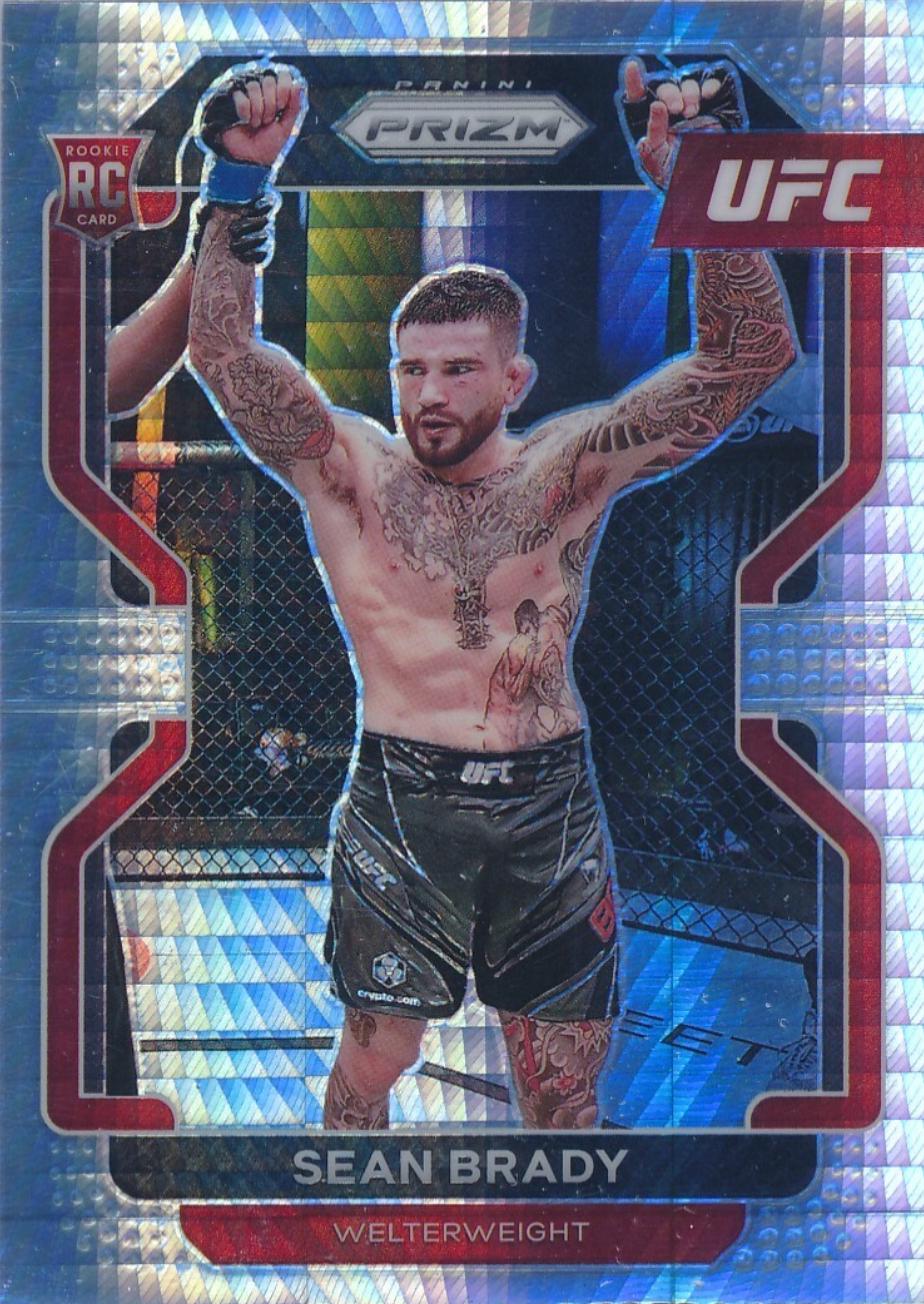 Sean Brady 2022 Panini Prizm UFC Base #162 Hyper
