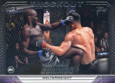 Themba Gorimbo 2024 Topps Knockout UFC Base #62 Black