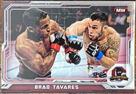 Brad Tavares 2014 Topps UFC Champions Base #197 Red