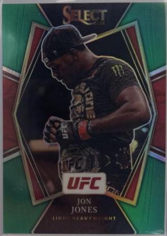 Jon Jones 2022 Panini Select UFC Premier Level #151 Green