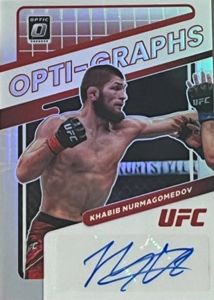 Khabib Nurmagomedov 2022 Panini Donruss Optic UFC Opti-Graphs #8 Green