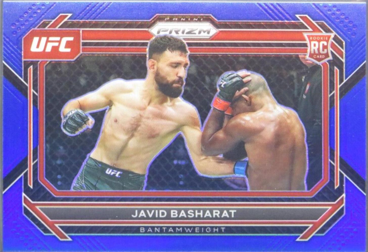 Javid Basharat 2023 Panini Prizm UFC Base #34 Blue