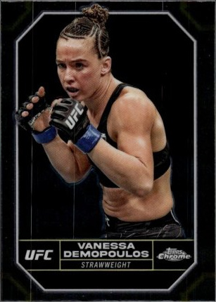 Vanessa Demopoulos 2024 Topps Chrome UFC Base #191 Superfractor