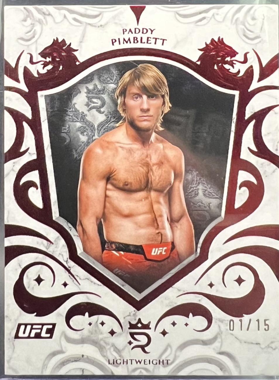 Paddy Pimblett 2025 Topps Royalty UFC Base #86 Red