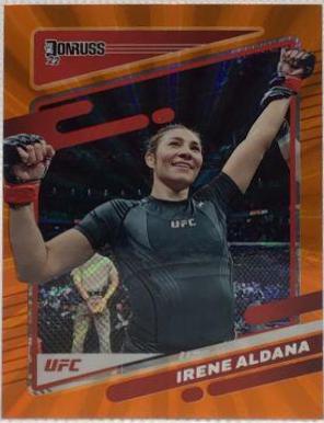 Irene Aldana 2022 Panini Donruss UFC Base #119 Orange