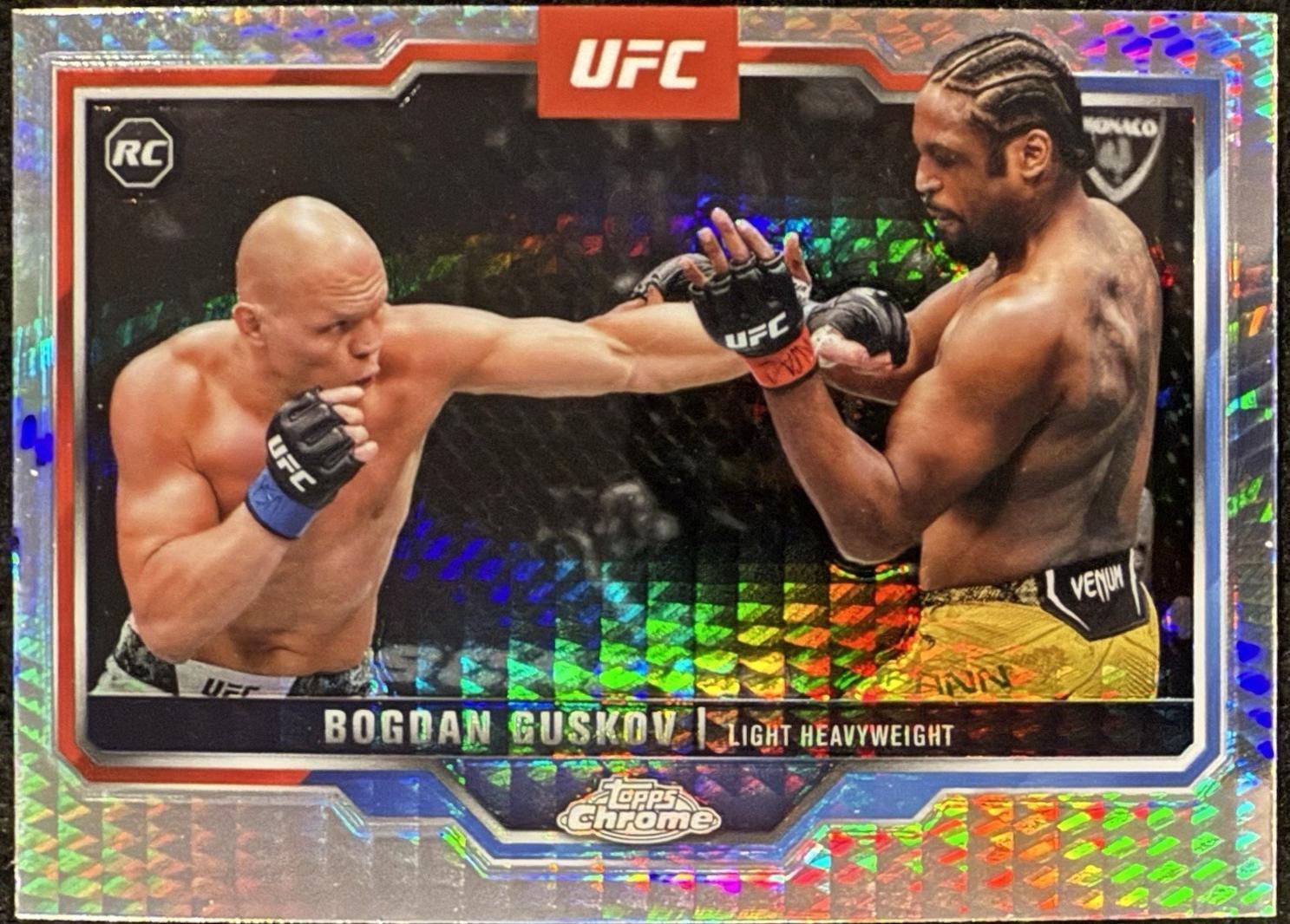 Bogdan Guskov 2025 Topps Chrome UFC Base #115 Refractor