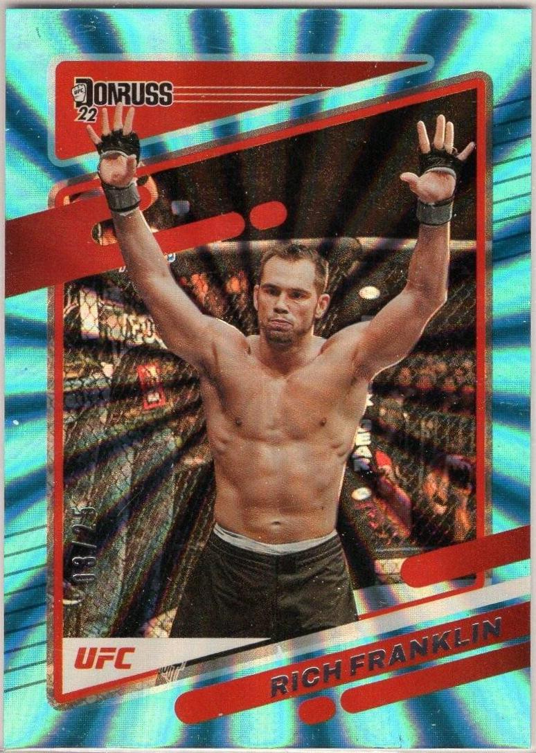 Rich Franklin 2022 Panini Donruss UFC Base #190 Teal