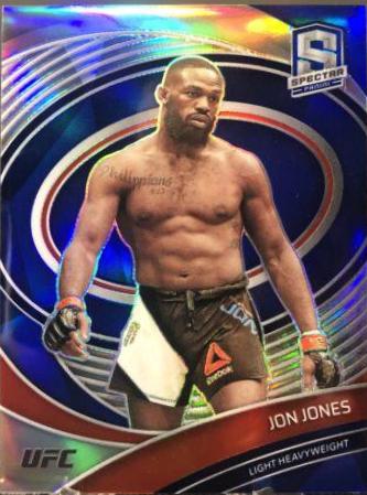 Jon Jones 2021 Panini Chronicles UFC Base Spectra #288 Blue