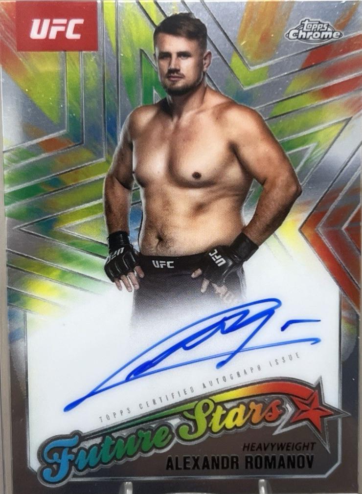 Alexandr Romanov 2025 Topps Chrome UFC Future Stars Autographs #FSA-AR