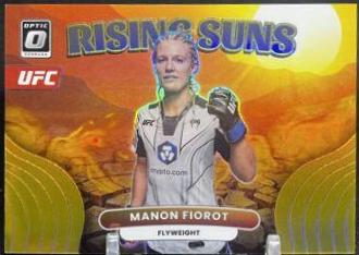 Manon Fiorot 2023 Panini Donruss Optic UFC Rising Suns #23 Gold