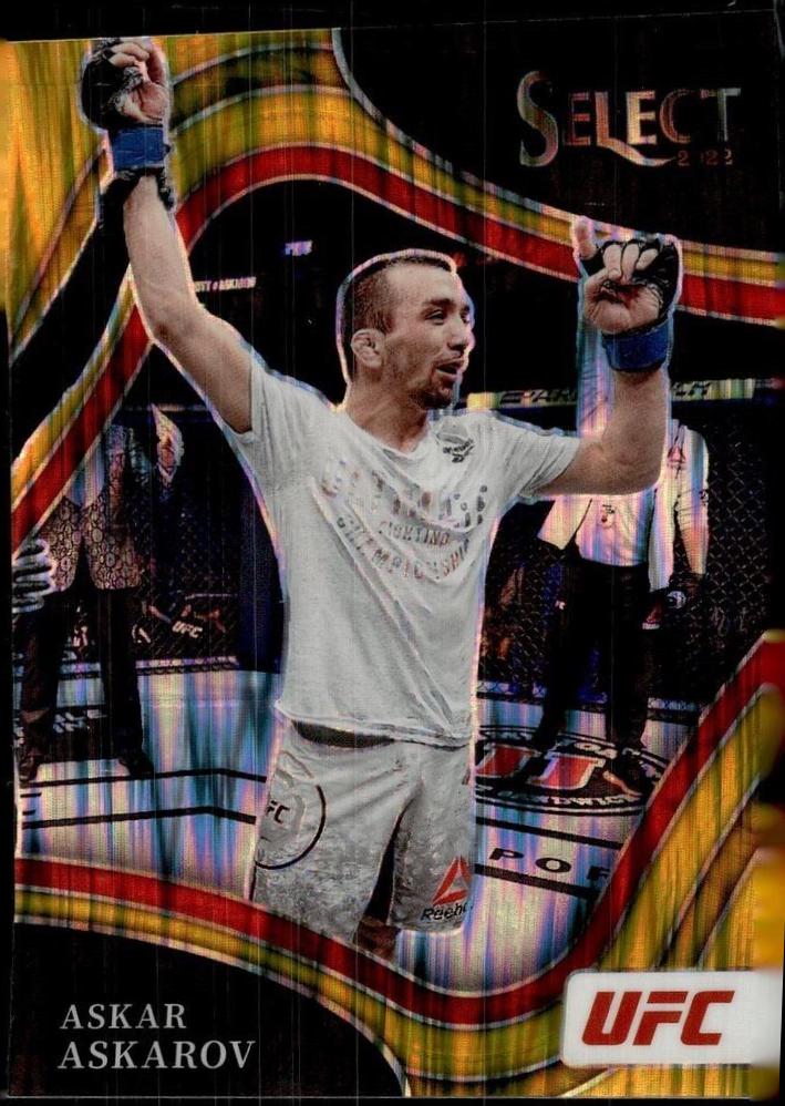 Askar Askarov 2022 Panini Select UFC Mezzanine #349 Gold